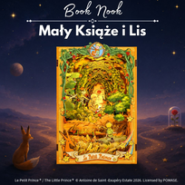 Mały Książę i Lis DIY Book Nook miniaturowy domek puzzle 3D Cutebee