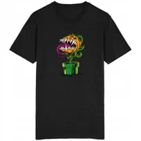 Mario Plant Koszulka Luigi NES Retro Gra Gamer