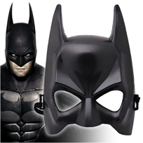 MASKA BATMAN SUPERBOHATER CZARNA GOTHAM HALLOWEEN STRÓJ NIETOPERZ CZARNA