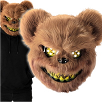 MASKA MIŚ MORDERCA STRASZNY MIŚ PUSZYSTY HALLOWEEN MISIEK STRÓJ SCARY BEAR