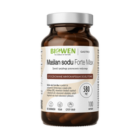 Maślan sodu Forte MAX, Biowen, 580 mg x 100 kapsułek Biowen