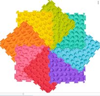 Mata Sensoryczna Puzzle Do Masażu Stóp Ścieżka Dla Dzieci Montessori