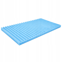 Materac 140x200 nawierzchniowy topper strefowy masująca HR 4 cm na materac
