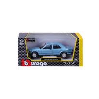 Mercedes-Benz 190E 1987 1:24 Bburago 18-21103 Niebieski Model Samochodu