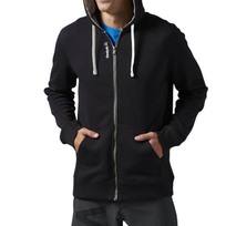 Męska Bluza Rozpinana Czarna Reebok El Fleece S Reebok