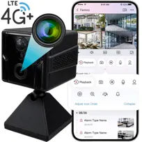 MINI KAMERA SZPIEGOWSKA LTE 4G UKRYTA ANDROID ZDALNY PODGLĄD CZUJNIK RUCHU