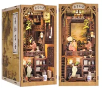 Miniaturowy domek Book Nook - Altana Białej Orchidei