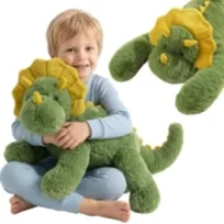 Miś obciążeniowy Ciężkomiś Dinozaur terapeutyczny 65cm 1kg ADHD autyzm