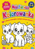 Moja Pierwsza Kolorowanka. Urocze zwierzątka z grubym czarnym obrysem Rekowska Malwina