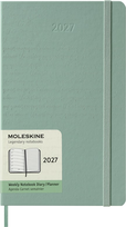 MOLESKINE kalendarz 2027 MIĘTOWY LARGE WEEKLY HARD TYGODNIOWY (13x21)