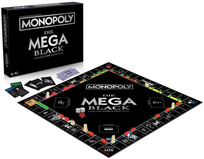 Monopoly Mega Black Edition gra strategiczna dla 2-6 graczy