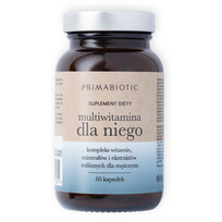 MULTIWITAMINA DLA NIEGO PRIMABIOTIC 60 kaps. Dla Mężczyzn Cynk Żelazo