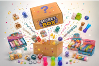 Mystery Box XXL 15 Zabawek dla Dzieci Squishy Slime Pop It Antystresowe