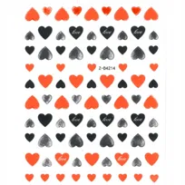 Naklejki do paznokci cienkie samoprzylepne Nail Art Sticker orange Nr Z-D4214