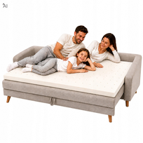 Nawierzchniowy topper 120x190 miękki H1 AIR 5 cm bez pokrowca na materac