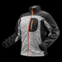NEO TOOLS, Bluza dziana wzmacniana tkaniną softshell, rozmiar XXL, 81-555-XXL