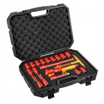 NEO TOOLS, Klucze nasadowe 1000V, 19szt., 01-306