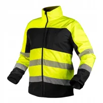 NEO TOOLS, Kurtka robocza ostrzegawcza Softshell, żółto-czarna, rozmiar L, 81-702-L