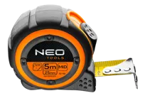 NEO TOOLS, Miara zwijana stalowa 5 m x 25 mm, magnes, 67-185