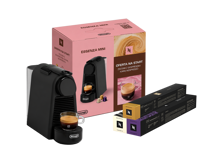 NESPRESSO EKSPRES DO KAWY KAPSUŁKOWY DELONGHI ESSENZA MINI CZARNY MAT+37KAW