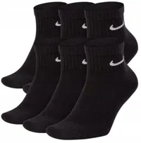 Nike Skarpety Stopki 38-42 Czarne 6 Par