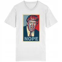 Nope Donald Trump Koszulka USA Prezydent Ameryka