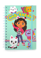 Notes A5 kołozeszyt Koci Domek Gabi Gab-Tastic dla dziewczynki 120 kartek w linie Gabby's Dollhouse