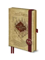 Notes A5 z gumką Harry Potter Marauders Mapa Huncwotów 96 kartek w linie w twardej oprawie