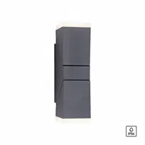 Nowoczesna Lampa Ścienna Ryan Led 10W Outdoor Grafitowa