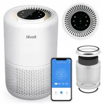 Oczyszczacz powietrza Levoit Core 200S HEPA alergie cichy 35 msmart