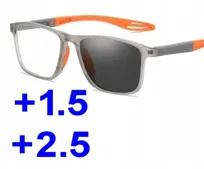 Okulary progresywne fotochrom sportowe gotowe +1.5 DAL, +2.5 BLIŻ