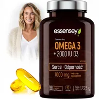 Omega 3 + Witamina D3 Forte Max Porcja Odporność Serce Zęby Na 90 Dni Tran