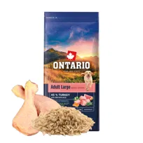 ONTARIO LARGE WEIGHT CONTROL TURKEY&B. RICE 12KG