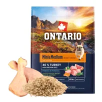 ONTARIO MINI&MEDIUM WEIGHT CONTROL TURKEY 2,25KG