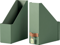 Organizer kartonowy na dokumenty Leitz Puro, z tektury z recyklingu, A4, 100mm, do 900 kartek, 2 sztuki, zielony