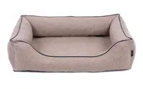 Ortopedyczne legowisko dla psa Buldoga francuskiego 80x60 cm Sofa Mallorca Orthopedic kolory beż/czarny