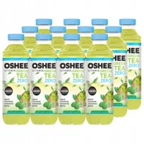 Oshee Vitamin Green Tea Zero Niegazowany napój herbaciany o smaku kaktusa i mięty 555 ml