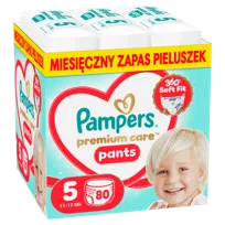 Pampers Premium Care pieluchomajtki rozmiar 5, 80 szt