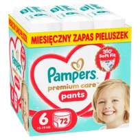 Pampers Premium Care pieluchomajtki rozmiar 6, 72 szt