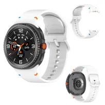 Pasek do Samsung Galaxy Watch 8 40mm / 44mm / 8 Classic 46mm S/M biały