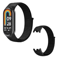Pasek do Xiaomi Mi Band 8 9 10 opaska mocny nylon bransoleta czarny trwały