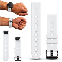 Pasek do Zegarka Opaska Smartwatcha Garmin QuickFit Biały 20 mm