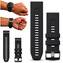 Pasek do Zegarka Opaska Smartwatcha Garmin QuickFit Czarny 22 mm