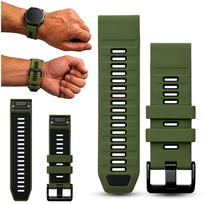 Pasek do Zegarka Opaska Smartwatcha Garmin QuickFit Zielony 22 mm