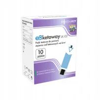 Paski ketonowe eb-Ketoway do pomiaru ciał ketonowych dieta keto 10 szt
