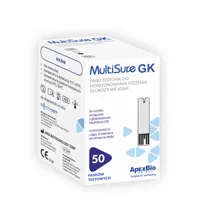Paski testowe do glukometru MultisureGK pomiar glukozy we krwi 50 sztuk