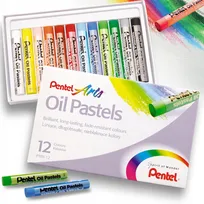PASTELE KREDKI OLEJNE 12 KOLORÓW PENTEL KREATYWNE DLA ARTYSTÓW JAKOŚĆ
