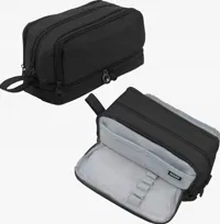 PIÓRNIK 4 KOMORY 22X9.5X10CM ORGANIZER SZKOLNY DUŻY WYTRZYMAŁY ETUI