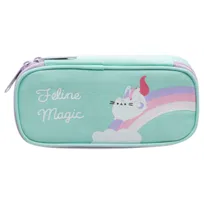 Piórnik, Pusheen, Sweet, Tęcza, Zielony kot
