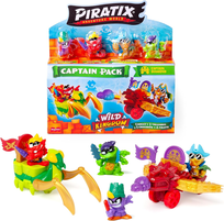 Piratix Wild Kingdom Captain Pack Diamond 4 figurki akcesoria color change
